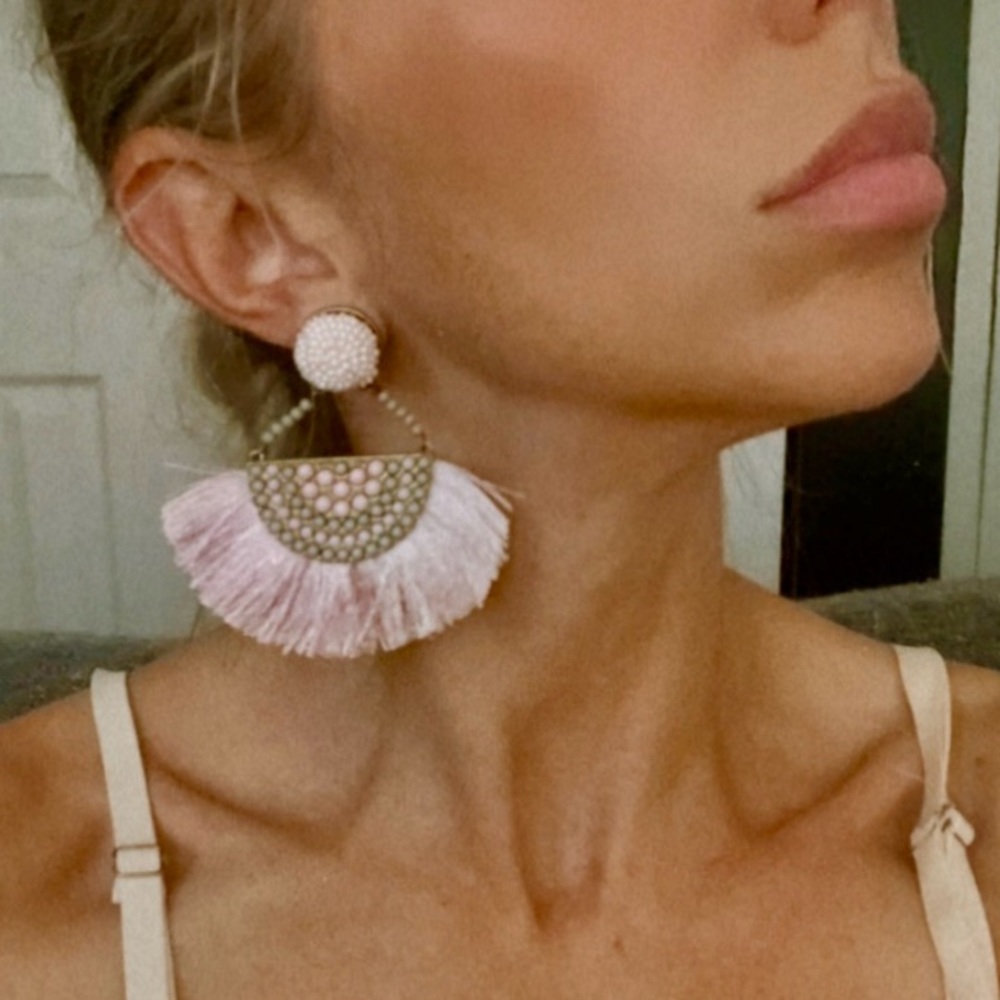 Baublebar Fringe and Beaded Earrings
